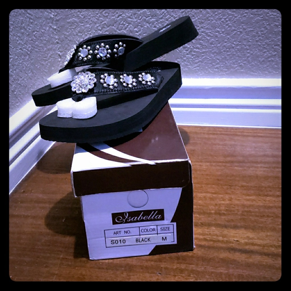 Isabella Rhinestone Sandals
